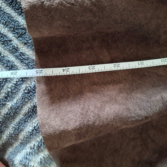 Eddie Bauer Vintage Seattle Suede Skirt Washable Leather Size 6 Brown - Picture 3 of 11
